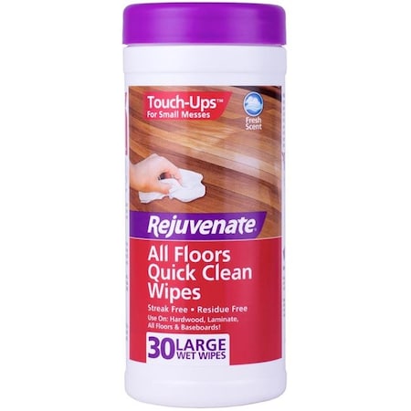 Rejuvenate Rejuvenate 1006310 8 x 7 in. Plant-Based Pulp Floor & Furniture Cleaning Wipes - Pack of 30 1006310